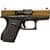 Glock G42 Compact .380 ACP - Black & Gold Titanium Finish thumbnail 1