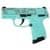 Sig P365 Nitron Tiffany Blue Roses 3.1in Blue/Black thumbnail 1