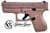 Glock 42 Glitter Gunz Rose Gold .380 ACP 3.25in thumbnail 1