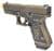 Glock 19 Gen3 "Patriot Edition" 9mm Compact Pistol - FDE Cerakote thumbnail 2