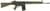 PTR GI 100 Tactical .308 Win Semi-Auto Rifle - 18" Barrel, Black/OD Green thumbnail 2