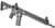 Smith & Wesson M&P15T II Tactical 5.56 NATO 16" Semi-Auto Rifle thumbnail 3