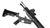 JTS M12AR Tactical 12GA Semi-Auto Shotgun, 18.7" Barrel, Black thumbnail 1