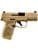 FN Reflex 9mm Micro Compact - FDE, Night Sights, SAO 10+1 thumbnail 5