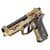 Beretta 92XI Combat Camo Tactical Pistol 9MM, Fiber Optic Sights thumbnail 3