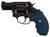 Taurus 856 Defender: .38 Special +P Compact Revolver - Matte Black/Blue Grips thumbnail 2