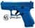 Glock 43x Gen 1 "Sapphire Glitter" Blue 9mm Concealed Carry Pistol thumbnail 1