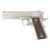 Tisas 1911A1 Stakeout 9mm Nickel Pistol - Classic Wood Grip Edition thumbnail 1