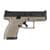 CZ P10 S Compact 9mm Pistol, Night Sights, FDE Finish thumbnail 3