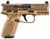 FN 502 MRD FDE .22 LR Optics-Ready SAO Pistol - 4" Barrel, 10+1 Capacity thumbnail 2