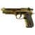 Girsan Regard MC Deluxe Gold 9mm Pistol, Ergonomic DA/SA, 4.9" Barrel thumbnail 4