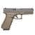 Glock 17 Gen 4 9mm - Battlefield Green/Black, High-Capacity Pistol thumbnail 2