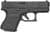 Glock 26 Gen 5 Compact 9mm Pistol - Black, 10-Round, Marksman Barrel thumbnail 1
