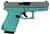 Glock 19 Gen 3 Compact 9mm Tiffany/Silver Semi-Auto Pistol thumbnail 1