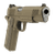 Tisas 1911 Duty Gen 1 .45 ACP FDE Cerakote Pistol with G10 Grips thumbnail 3