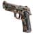 Beretta 92XI Combat Camo 9mm Pistol - 18rd SAO Tactical Edition thumbnail 3