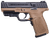 Smith & Wesson SD9 FDE 9mm Pistol, 16-Round, CMT Laser-Equipped thumbnail 2