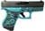 Glock G43 Gen 1 Tiffany Blue 9mm Subcompact Pistol, 6-Round Capacity thumbnail 1