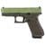GLOCK G45 M.O.S. Gen 1 Compact 9mm - Agoge Green Cerakote Pistol thumbnail 1