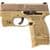FN 503 FDE Compact 9mm Pistol with LaserMax Flashlight thumbnail 2