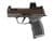 Sig Sauer P365 XMacro Shark Coast Tactical Debacle 9mm 3.7in Gray/Brown thumbnail 1