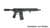 Modmat Gen4 Blackout Patrol Pistol - .300 AAC, 30-Round, 11.75" Barrel thumbnail 1