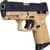 Taurus G3C Tan 9mm Compact Striker Pistol - Versatile & Reliable thumbnail 4