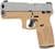 Taurus G3 9mm - 4" Barrel, 17-Round, Tan/SS, Ergonomic Precision Pistol thumbnail 3