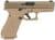Glock 19X Gen5 Coyote Tan 9mm Pistol, 17+1 Rds, Night Sights thumbnail 1