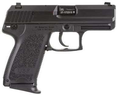 HK USP9 Compact V1 - 9mm, 13-Rd, Black Polymer, Precision Design