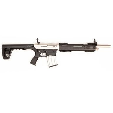 Tokarev TAR 12MP Tactical Semi-Auto Shotgun - Nickel/Black Finish