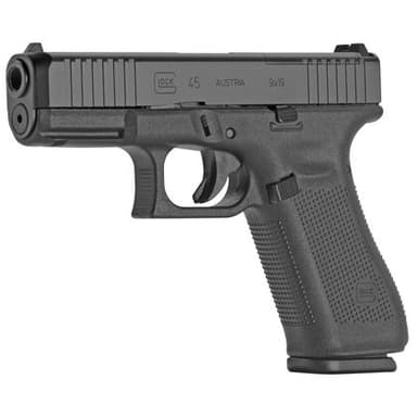 Glock 45 Gen4 9mm MOS Pistol – Precision Optic Ready, Matte Black