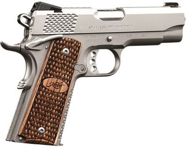 Kimber Pro Raptor II 9mm 1911 - Stainless Zebrawood Elegance