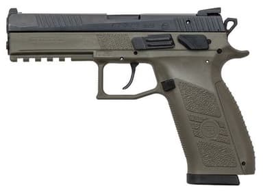 CZ P-09 9mm OD Green Tritium Night Sight Pistol - 19 Rds
