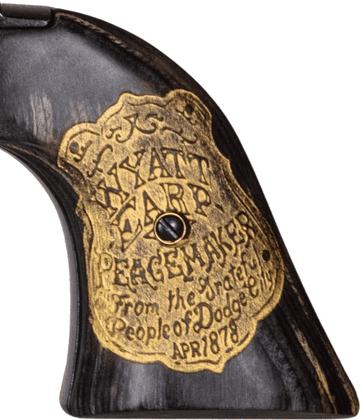 Heritage Wyatt Earp Talo .22LR Revolver - 12" Barrel, Engraved Wood Grips