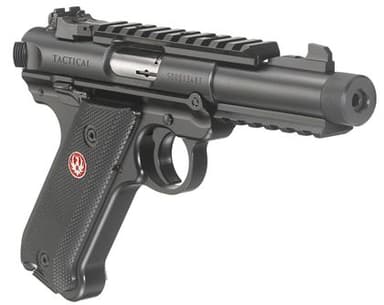 Ruger Mark IV Tactical .22 LR Semi-Auto Handgun, 10+1 Capacity
