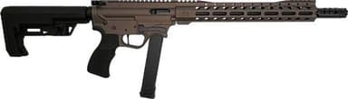 T6 Firearms Goat Series Shredder AR9 9mm 16in Midnight Bronze