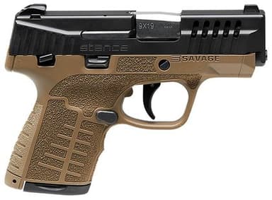 Savage Stance MC9 FDE Compact 9mm Semi-Auto Handgun