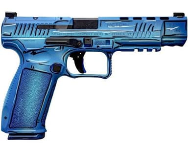 Canik Mete SFX Sketch 9mm 5.2in Cerakote Blue