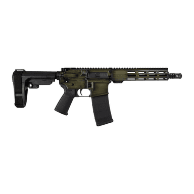 Shark Coast Tactical Distressed 5.56 NATO 10.5in Green Distressed