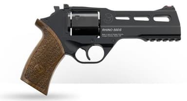 Chiappa Rhino 50SAR Revolver: .357 Mag, 5" Barrel, Black Finish
