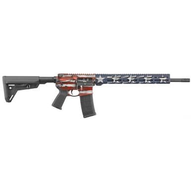 Ruger AR-556 MPR Patriot 5.56 NATO Rifle - Flag Cerakote Finish