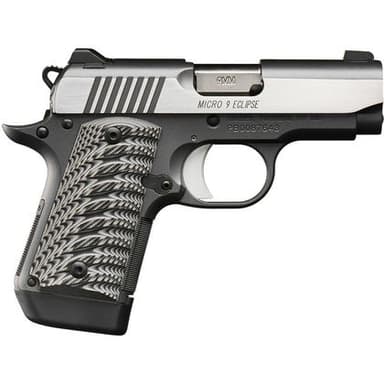 Kimber Micro 9 Eclipse - Charcoal Grey, 9mm, Tritium Sights, 7rd