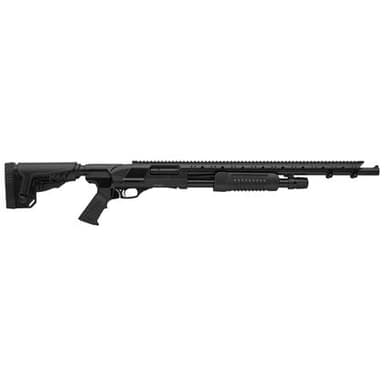 Hatfield PAS: Tactical 12 GA Pump Shotgun, 20" Barrel, Black Finish