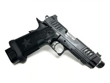 STACCATO Precision 9MM Pistol - Black DLC Finish, 5" Barrel, 20-Round