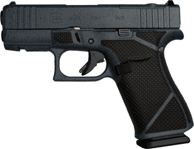 Glock G43X MOS 9mm 3.41in Blue/Black