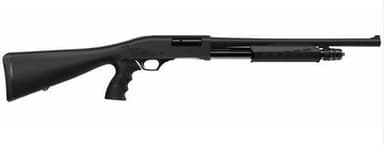 Retay GPS 12 GA Gen 1: Precision Pump Shotgun, 18.5" Barrel, Black Finish