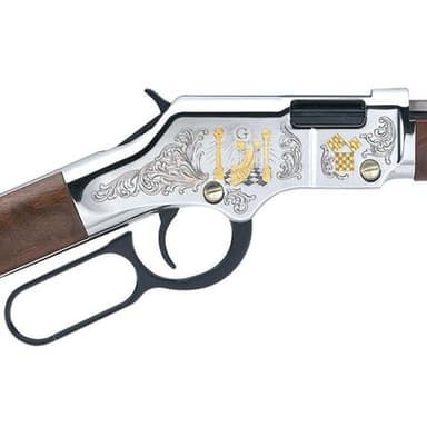 Henry Freemasons Tribute .22 LR Lever Rifle - Walnut/Engraved
