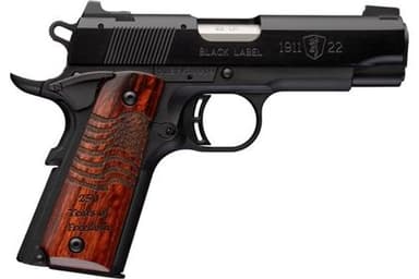 Browning 1911-22 Black Label Medallion 250 Compact .22 LR 3.63in Black