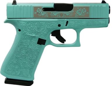 Glock 43X Tiffany Blue 9mm Sub-Compact - Precision & Style Edition